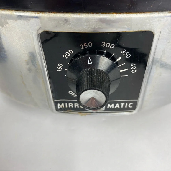 Vintage Mirro-Matic Aluminum Electric Casserole Cooker Tested SEE ALL - Picture 4 of 8